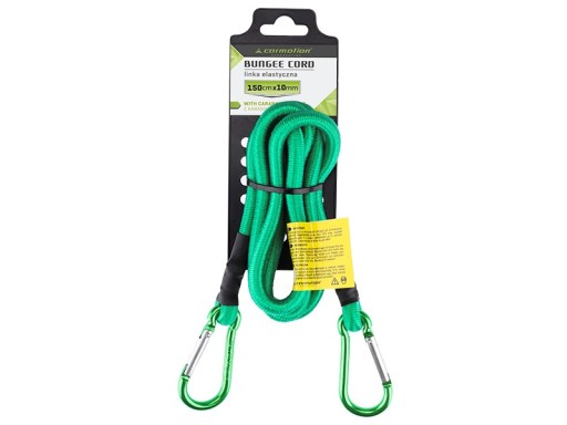 ELASTICKÉ LANO S KARABÍNAMI 150cm ZÁMOK
