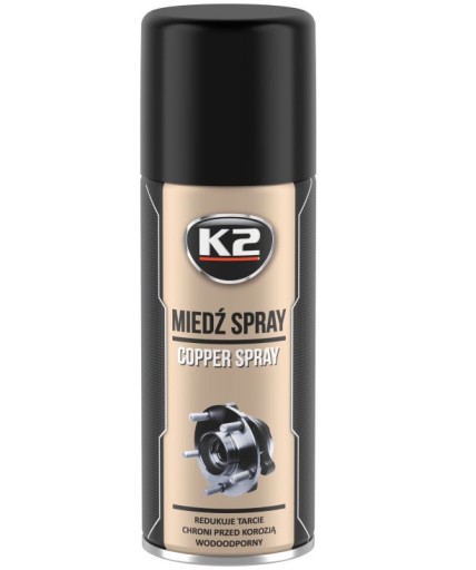 K2 MEDENÝ SPREJ OCHRANNÝ MEDENÝ TUK VYSOKÁ TEPLOTA 400 ml