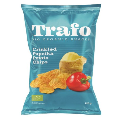 Bio zemiakové lupienky vlnitá paprika 125g