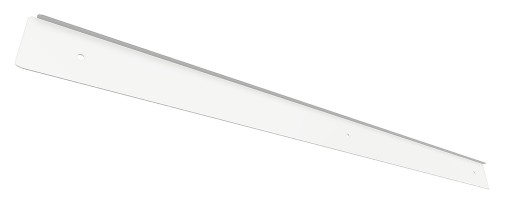 PÁS NA DESKU, ĽAVÝ, 38X600mm, BIELY