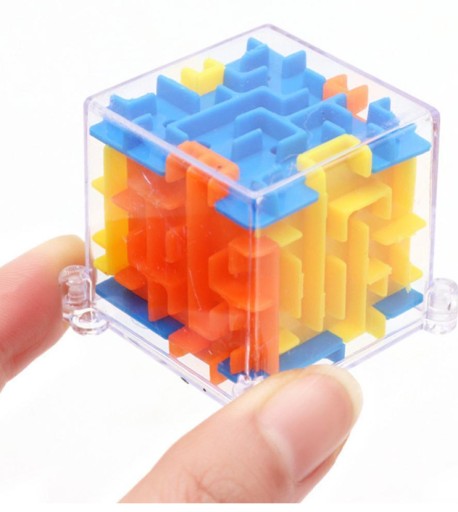 LABYRINT-VRECKO-KOCKOVÁ ZRUČNOSTNÁ HRA loptové puzzle