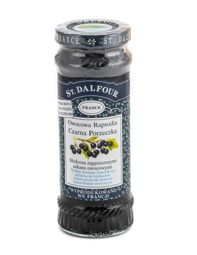 ST. DALFOUR Džem z čiernych ríbezlí 284g