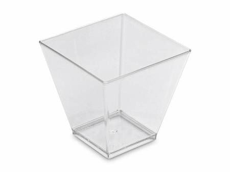 Nádoby na poháre Finger Food OPÄTOVNE POUŽITEĽNÁ pyramída! Priestor 2 120ml 24ks.