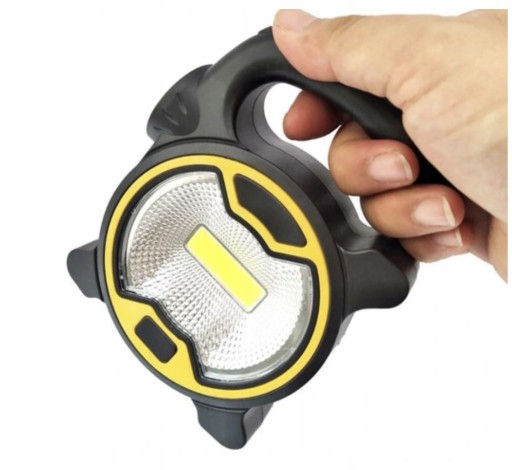 VÝKONNÁ FARÁĽKA DIELENSKÁ LAMPA LED HALOGÉNOVÁ COB LAMPA S BATÉRIOU NA RÚČKU