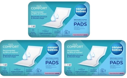 3X10 CANPOL VLOŽKY PO PÔRODE 73/003 30KS 3BAL.