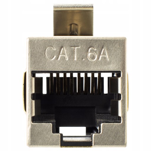 NEKU Keystone konektor 2x RJ45 FTP kat.6a hlaveň