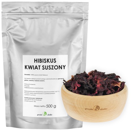 IBIŠEK SUŠENÝ kvet ibišteka 0,5 kg