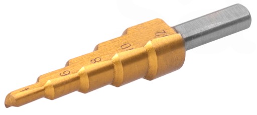 KROKOVACÍ KUŽELOVÝ VŔTAČ HS TYTAN 4-12mm VŔTAČKY