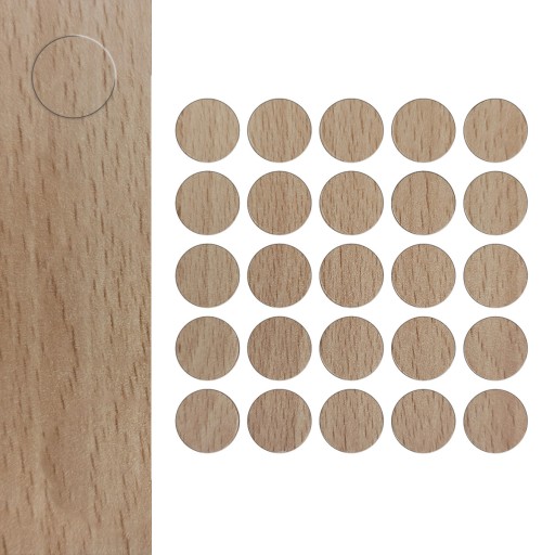 Nábytkové hmoždinky 14 mm Farba Drevo svetlý buk DIY