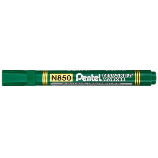 Pentel N850 okrúhly permanentný popisovač - zelený