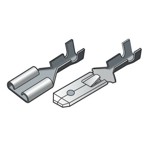 Sada 20 ks. AUTO KONEKTORY 6,3mm 45058