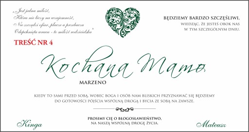 SVADOBNÉ POZVÁNKA pre rodičov