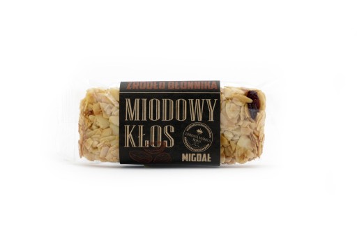Łysoń medová tyčinka, bez cukru, mandle, brusnice, 45g