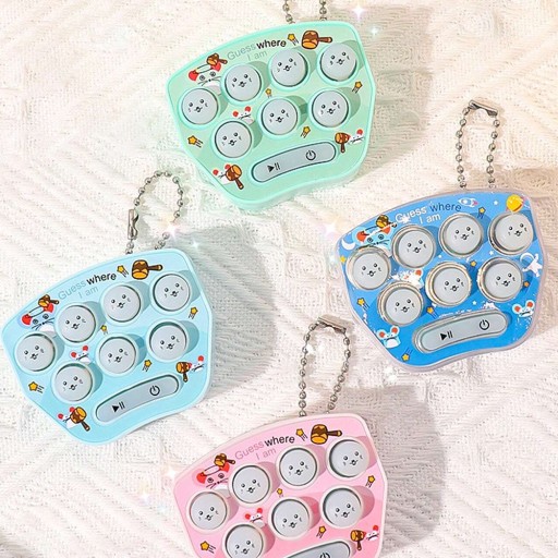 ANTISTRESOVÁ KĽÚČKA KEYRING HRA CESTOVNÁ HRAČKA TLAČ ŠKRČKA GAY