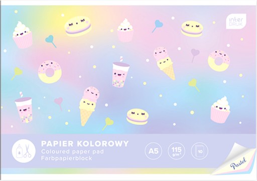 KNIHA FAREBNÉHO PASTELOVÉHO PAPIERA A5-4159