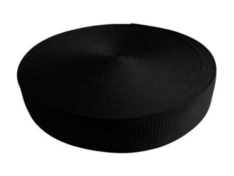 PÁSKA NOSNÁ 40mm ČIERNA 1m