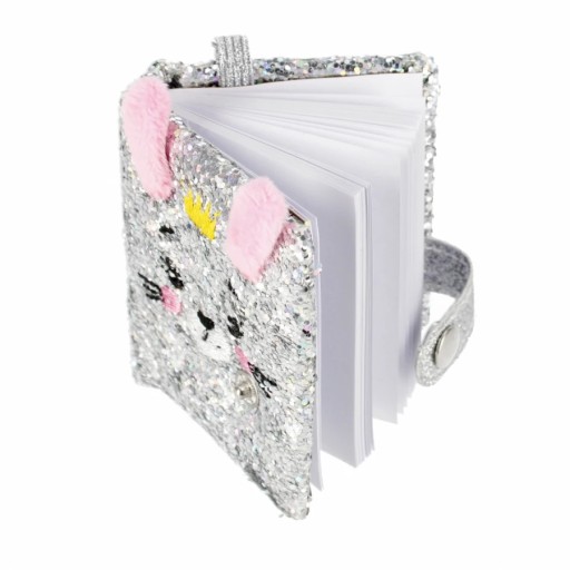 SEQUIN NOTEBOOK KEYRING DIÁR NOTEBOOK ZAJAČIK