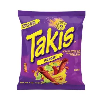 TAKIS FUEGO XPERT CHILLI LIME 92,3G Tik Tok pikantné čipsy