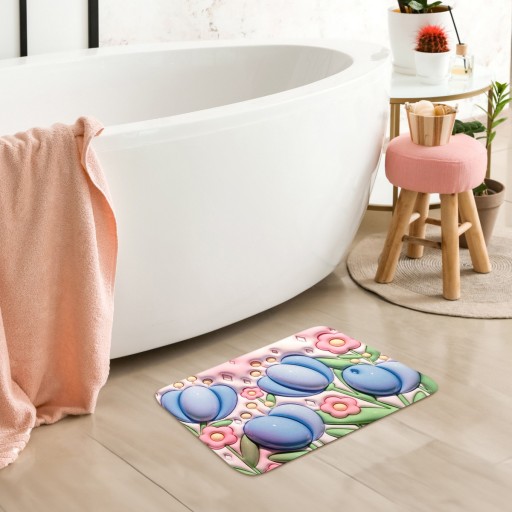 3D protišmykový absorpčný detský koberček do kúpeľne