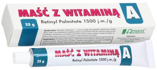 Amara masť s vitamínom A 25 g