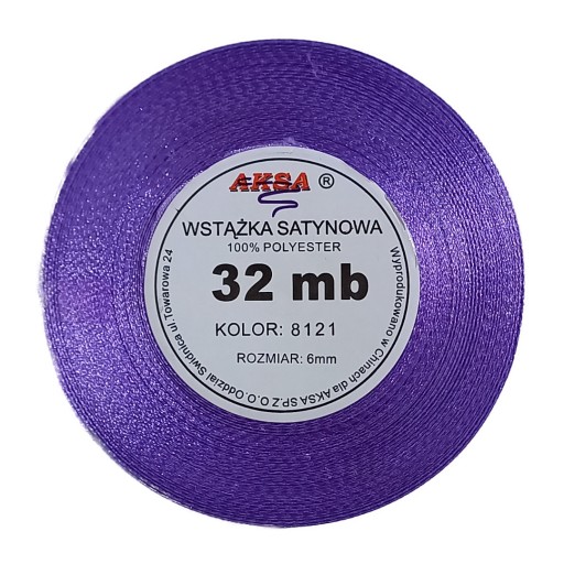 Saténová stuha 6mm Farba: Žiarivá ZELENÁ 8073