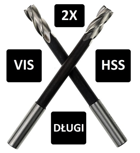 Fréza stopková NFPa fi 8,0 HSS DIN844 LONG VIS 2x
