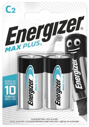 2 x ALKALICKÁ BATÉRIA ENERGIZER MAX PLUS LR14/C