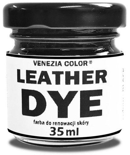 FARBA NA KOŽU NA RENOVÁCIU KOŽNÉHO ČALÚNENIA LAK VENEZIA 35ML ČIERNA