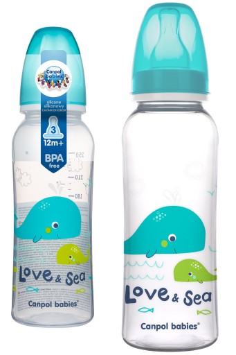 CANPOL ÚZKA FĽAŠA 250ML RÝCHLO ČAVIK 12M+