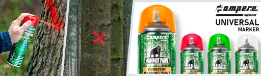 Farba na značenie dreva v spreji 500ml 1ks Ampere