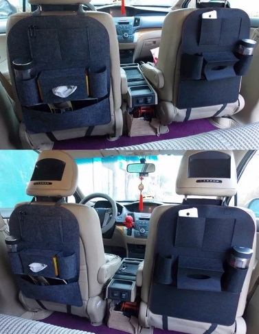 Ochranný kryt organizéra autosedačky