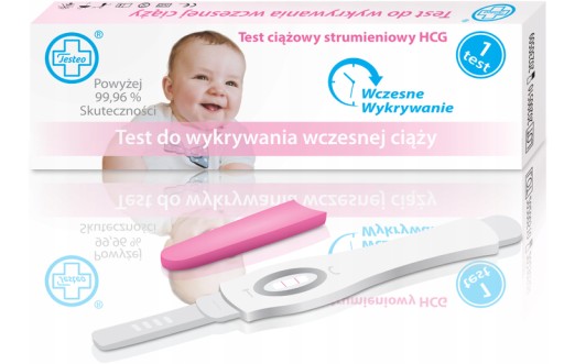 Testeo HCG tehotenský test streamujúci skoré tehotenstvo