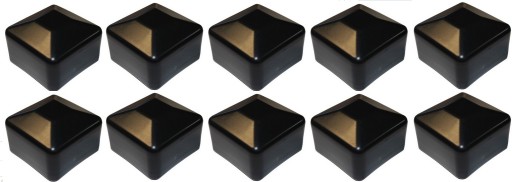 Koncovky PV profil krytka 40x40mm čierna fotovoltaika 10ks