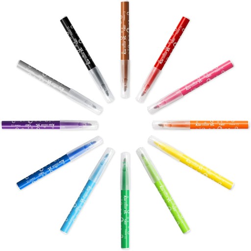 BIC KIDS MAGIC stierateľné fixky 10 RÔZNYCH FARIEB + 2 GUMA