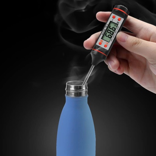 DIGITÁLNY KUCHYNSKÝ TEPLOMER NA MÄSO, VÍNO, LCD SONDA