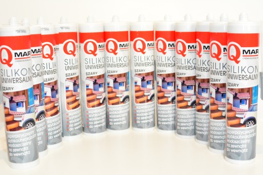 Qmar silikón UNIVERSAL GREY 300ml