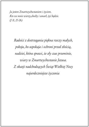 Náboženská veľkonočná pohľadnica s prianím RRWT8