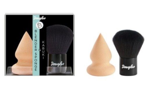 DOUGLAS SPONGE BLENDER KABUKI SET KEFY