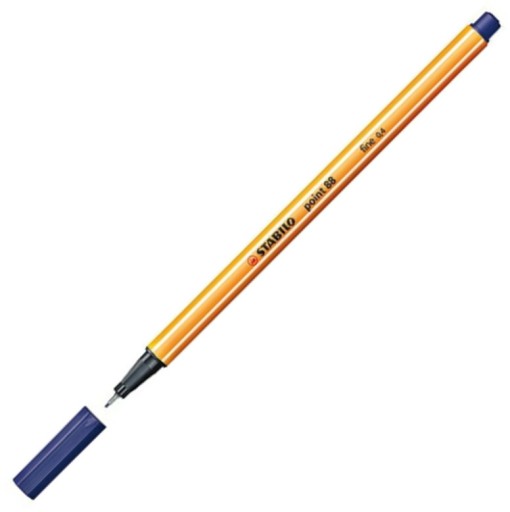 Popisovač STABILO POINT 88 rad 0,4 NÁMORNÍCKA MODRÁ x 5 KS