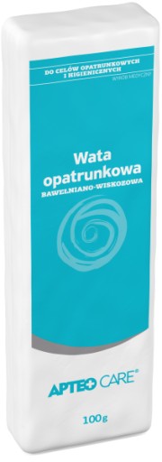 Apteo Care Bavlna-viskóza obväzová bavlna 100 g