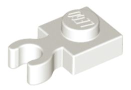 LEGO 1X1 S RÚČKOU BIELE Č