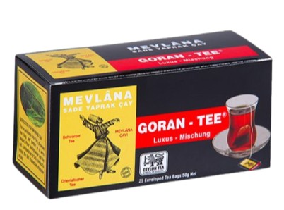 Mevlana GORAN-TEE čierny čaj 25 sáčkov/62,5 g