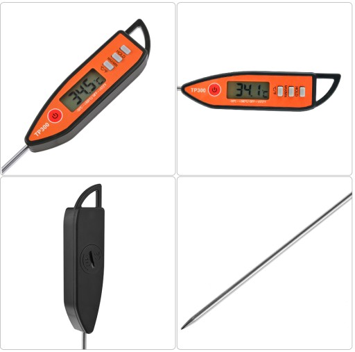DIGITÁLNY KUCHYNSKÝ TEPLOMER NA MÄSO, VÍNO, LCD SONDA
