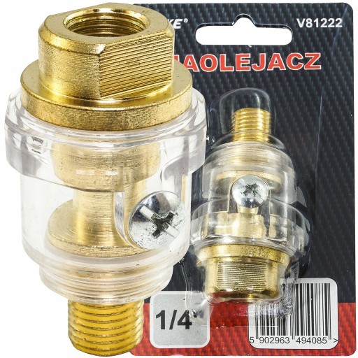 PRIESTOROVÝ VZDUCHOVÝ OLEJ PRE 1/4'' ZBRAŇ, PNEUMATICKÉ NÁRADIE
