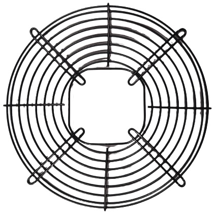 Kovové pletivo ventilátora 200mm, 5W, 10W motor
