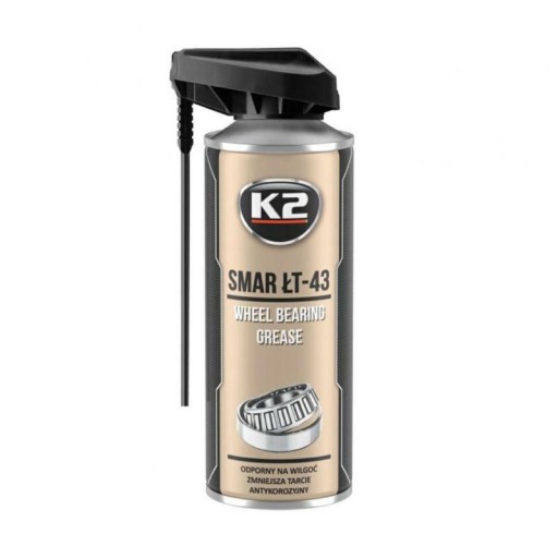 K2 Grease ŁT43 400ml - sprej na mazanie ložísk