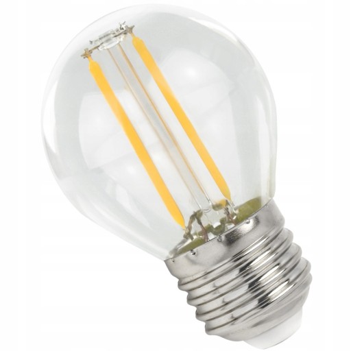 LED GUĽOVÁ ŽIAROVKA E27 1W 230V 100lm COG TEP. WW