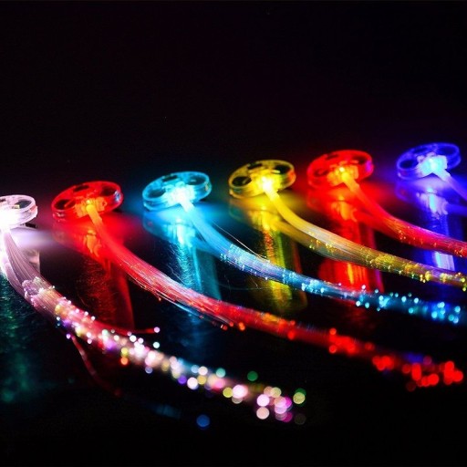 ŽIARENÁ ČIAPKA NA VLASY LED kostýmová párty karneval