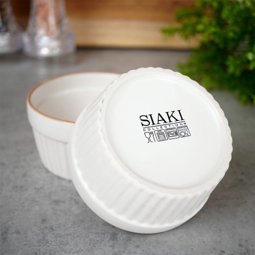 2x Žiaruvzdorný ramekin, zapekacia misa, zapekacia misa