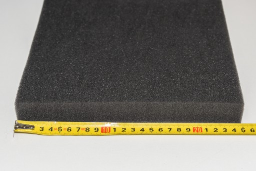 Špongiová vložka do filtra 25x25x3cm PPI 45 modrá